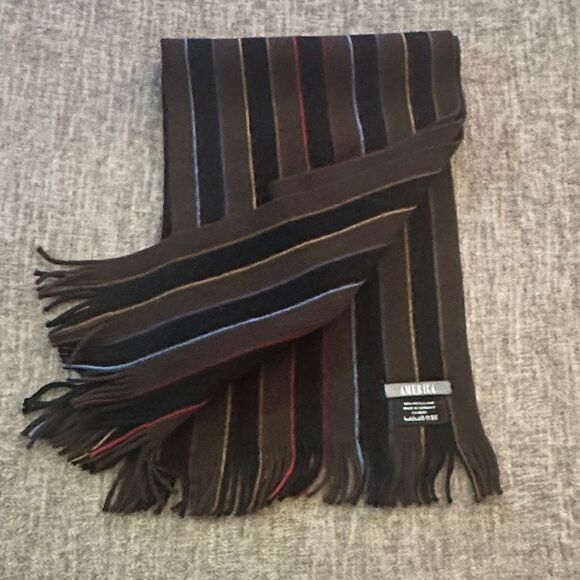 Vintage America Other - Vintage America Multicolor Striped Men's Scarf